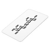 Milchstruktur von Lactose Magnet (Linke Seite)