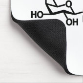 Milchstruktur von Lactose Mousepad (Ecke)