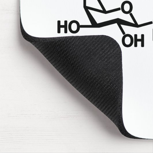 Milchstruktur von Lactose Mousepad (Ecke)