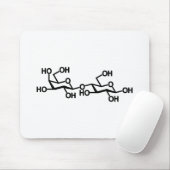 Milchstruktur von Lactose Mousepad (Mit Mouse)