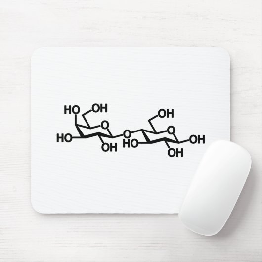 Milchstruktur von Lactose Mousepad (Mit Mouse)