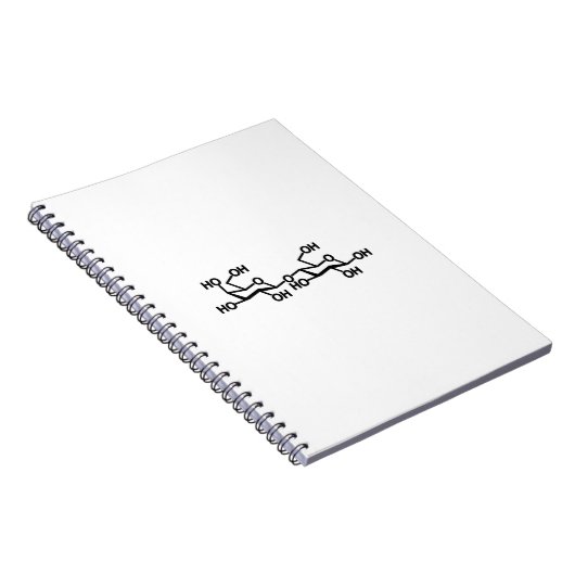 Milchstruktur von Lactose Notizblock (Rechte Seite)