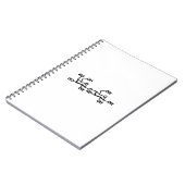 Milchstruktur von Lactose Notizblock (Linke Seite)