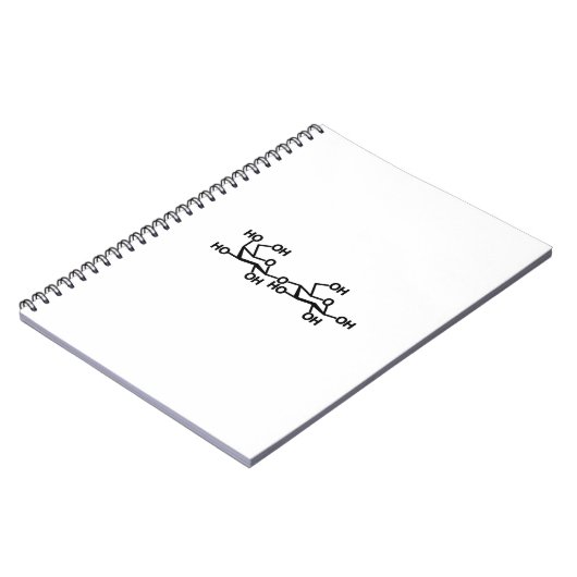 Milchstruktur von Lactose Notizblock (Linke Seite)