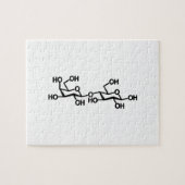 Milchstruktur von Lactose Puzzle (Horizontal)