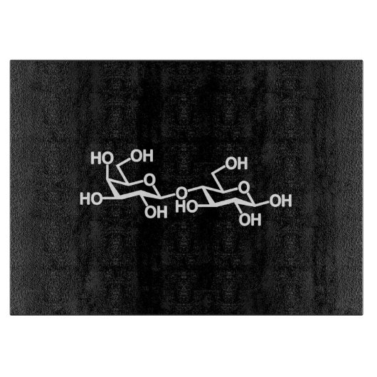 Milchstruktur von Lactose Schneidebrett (Vorderseite)