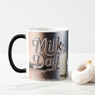 Milchtag-Morphing-Tasse 11. Januar Verwandlungstasse