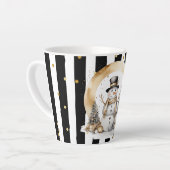 Milchtasse Klein Snowman and Stripes Var03 (Linke Ecke)