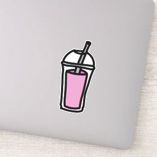 Milchtee Bubble Tee niedlich Teegetränk Aufkleber