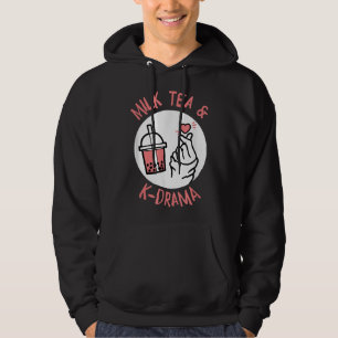 Milchtee und K-Drama-Favorit Genre and Drink Hoodie