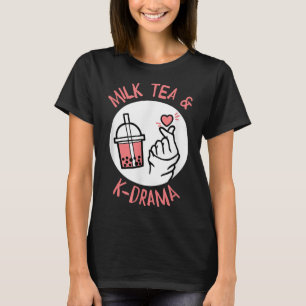 Milchtee und K-Drama-Favorit Genre and Drink T-Shirt