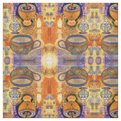 Milchtee und Kerzen Stoff (Muster)