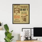 Milchtransporter Poster (Heimbüro)