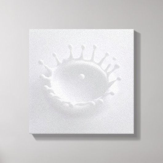 Milchtrocknung Leinwanddruck (Vorderseite)