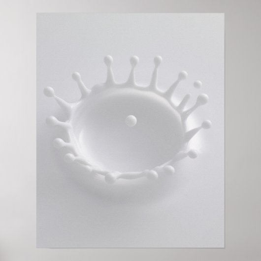 Milchtrocknung Poster (Vorne)