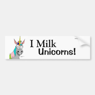 Milchunicorns-Autoaufkleber Autoaufkleber