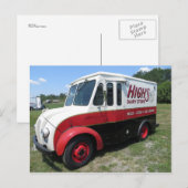 Milchwagen Postkarte (Vorne/Hinten)