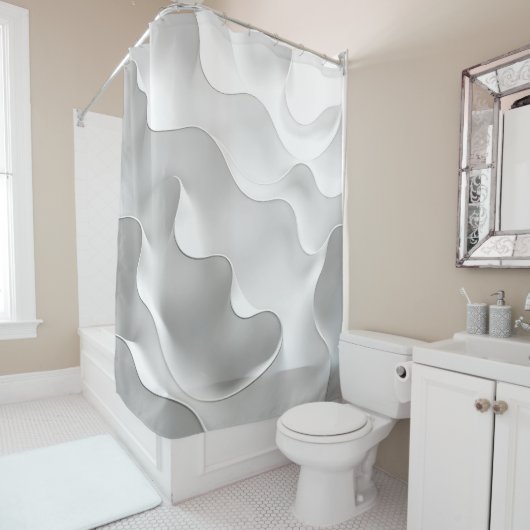 Milchwaves Duschvorhang (Beispiel)