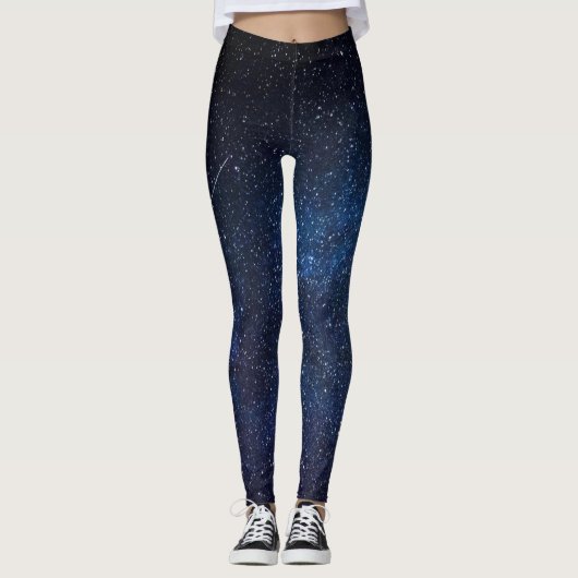 Milchweg Galaxy Texture Leggings (Vorderseite)