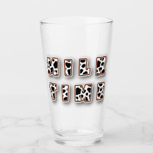 🐄 Milchzeit-Glanz 🥛 Süßes Kuh-Muster Trinken Glas