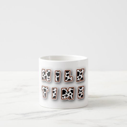 Milchzeitkuhmuster Espressotasse (Vorderseite)