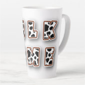 Milchzeitkuhmuster Milchtasse (Rechte Ecke)