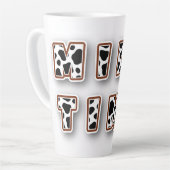 Milchzeitkuhmuster Milchtasse (Linke Ecke)