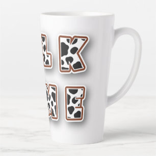 Milchzeitkuhmuster Milchtasse