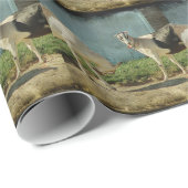 Milchziegen Geschenkpapier (Rolleneckpunkt)