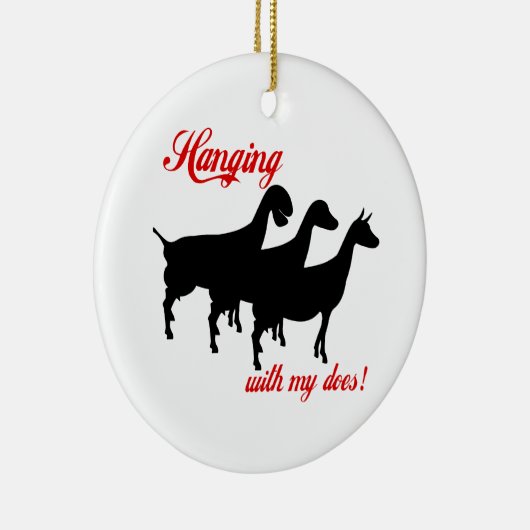 Milchziegen Keramik Ornament (Rechts)