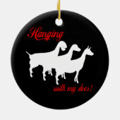 Milchziegen Keramik Ornament (Hinten)