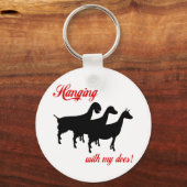 Milchziegen Schlüsselanhänger (Vorderseite)