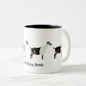 Milchziegen Zweifarbige Tasse (VorderseiteRechts)