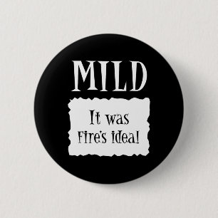 MILD - heißes Flaschenhaut Halloween Taco Kostüm 1 Button