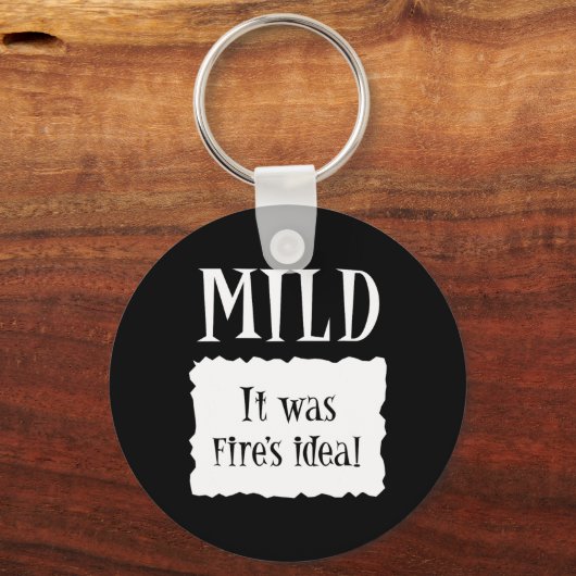 MILD - heißes Flaschenhaut Halloween Taco Kostüm 1 Schlüsselanhänger (Vorderseite)