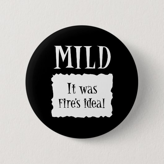Mild - Hot Packet Halloween Taco Kostüm 1 Button (Vorderseite)
