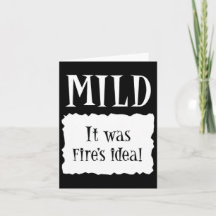 Mild - Hot Packet Halloween Taco Kostüm 1 Karte