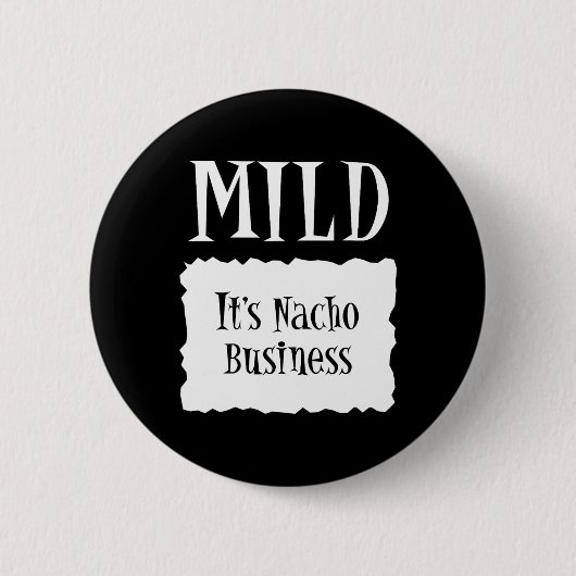 Mild - Hot Packet Halloween Taco Kostüm Button (Vorderseite)