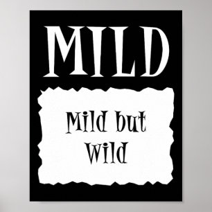 Mild - Hot Packet Halloween Taco Kostüm Poster