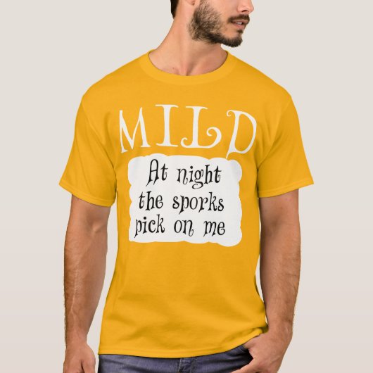 MILD Hot Packet Halloween Taco Kostüm T-Shirt (Vorderseite)