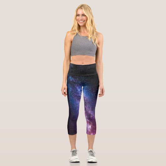Milde, helle Farben Capri Leggings (Vorderseite)