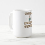 Milde Panik & starker Kaffee Kaffeetasse (Vorderseite Links)
