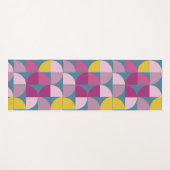 Milde psychedelische lila Rosa Farben mo Yogamatte (Vorderseite (Horizontal))