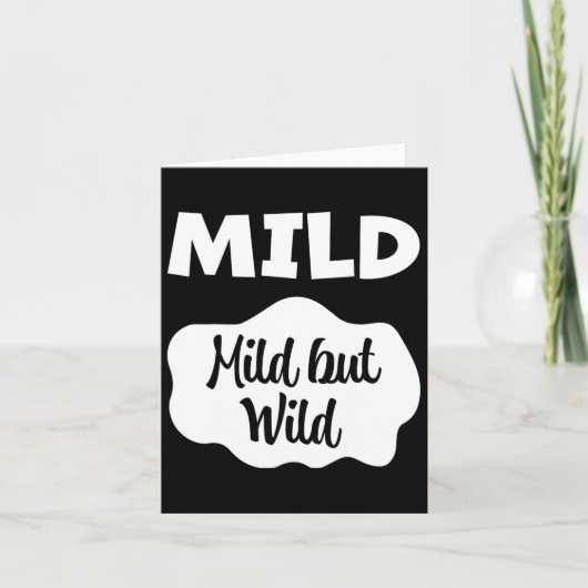 Milde Taco Sauce Kostüme Frauen Männer Kinder Hall Karte (Vorderseite)