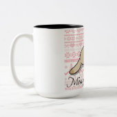 milde Weihnachtszeit-Tasse Zweifarbige Tasse (Links)