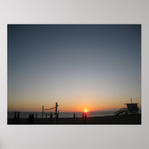 Mildern Sie am Strand Poster