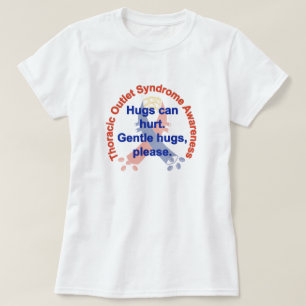 Mildern Sie das T-Shirt der Umarmungen