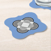 Mildes Blau Untersetzer (angewinkelt)