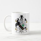 Mildes Familienwappen Kaffeetasse (Links)