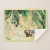 Mildes Frühjahr Sherpadecke (Vorderseite (Horizontal))